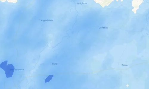 Regenradar Vorschaubild - Aktuelle Niederschläge in Güsen und Umgebung