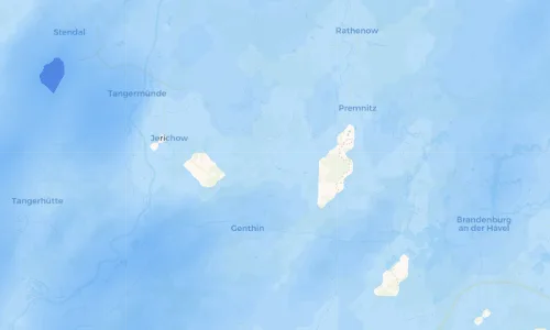 Regenradar Vorschaubild - Aktuelle Niederschläge in Güssow und Umgebung