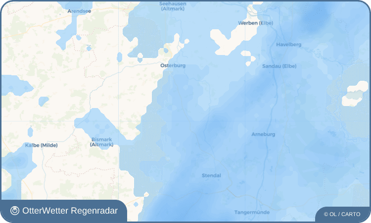 OtterWetter Regenradar-Widget Häsewig