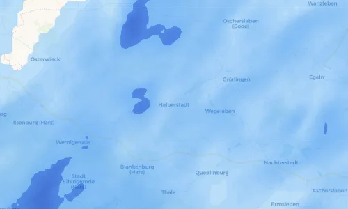 Regenradar Vorschaubild - Aktuelle Niederschläge in Halberstadt und Umgebung