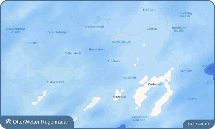 Wetter-Widget-Vorschau mit Vorhersagedaten für Harkerode
