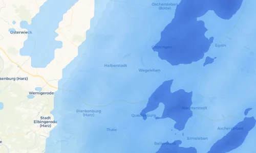 Regenradar Vorschaubild - Aktuelle Niederschläge in Harsleben und Umgebung