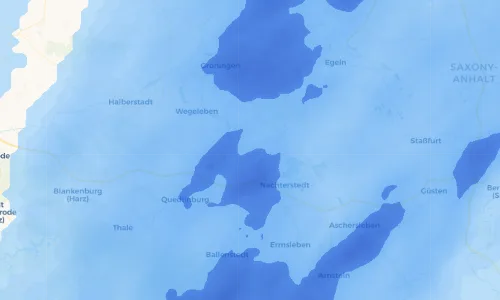 Regenradar Vorschaubild - Aktuelle Niederschläge in Hausneindorf und Umgebung