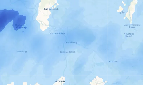 Regenradar Vorschaubild - Aktuelle Niederschläge in Havelberg und Umgebung
