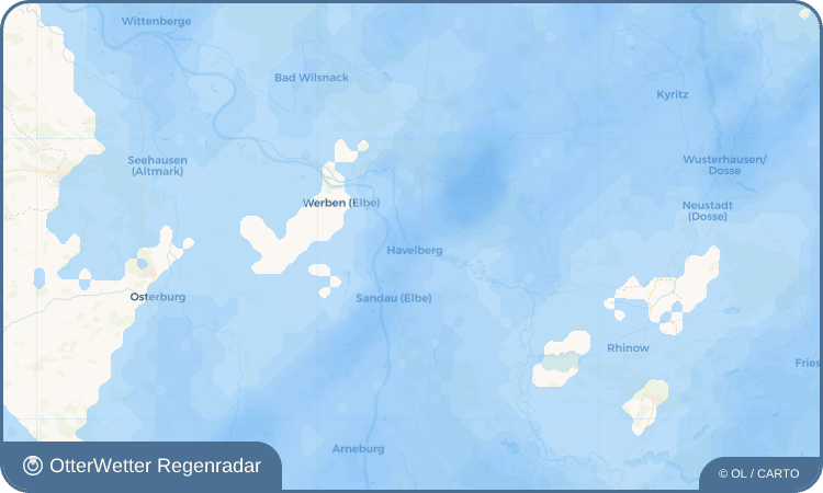 OtterWetter Regenradar-Widget Havelberg