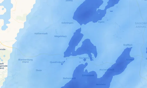 Regenradar Vorschaubild - Aktuelle Niederschläge in Hedersleben und Umgebung