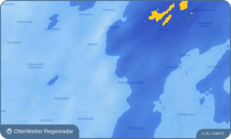 OtterWetter Regenradar-Widget Heide-Nord/Blumenau