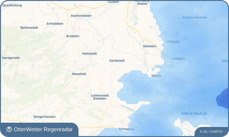 OtterWetter Regenradar-Widget Helmsdorf