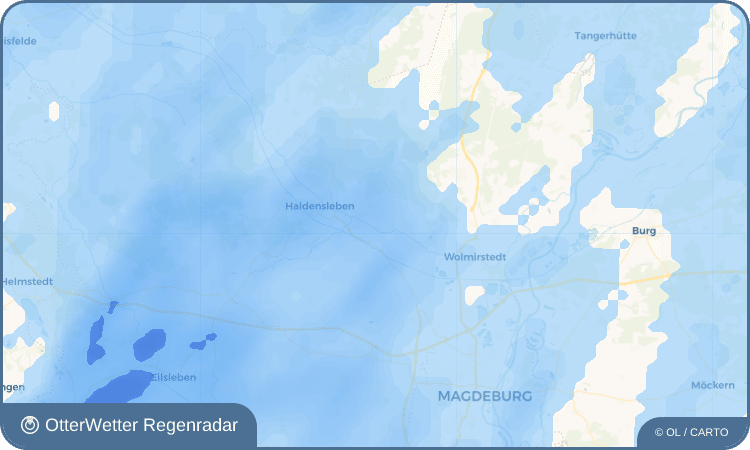 OtterWetter Regenradar-Widget Hillersleben
