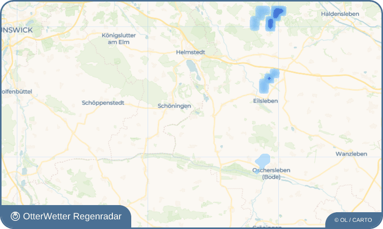 OtterWetter Regenradar-Widget Hötensleben