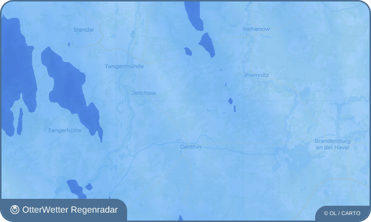 OtterWetter Regenradar-Widget Hohenbellin