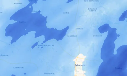 Regenradar Vorschaubild - Aktuelle Niederschläge in Hohenthurm und Umgebung
