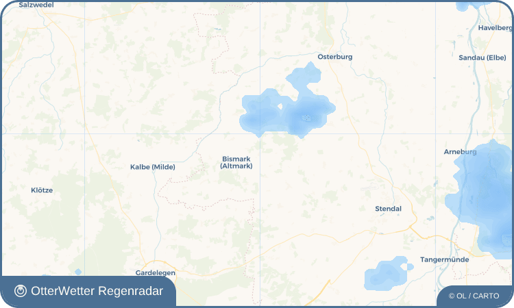 OtterWetter Regenradar-Widget Hohenwulsch