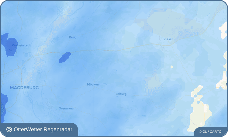 OtterWetter Regenradar-Widget Hohenziatz