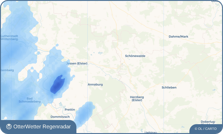 OtterWetter Regenradar-Widget Holzdorf