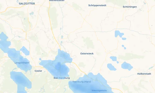 Regenradar Vorschaubild - Aktuelle Niederschläge in Hoppenstedt und Umgebung