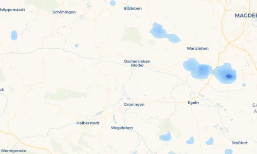 Regenradar Vorschaubild - Aktuelle Niederschläge in Hordorf und Umgebung