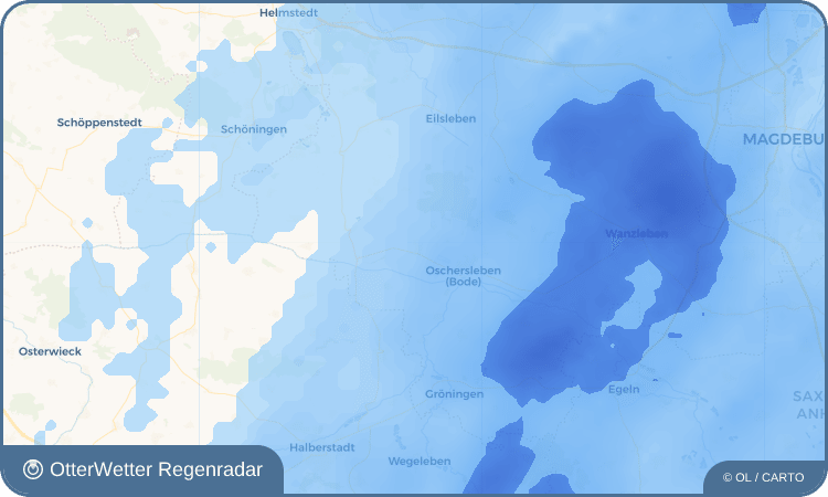 Wetter-Widget-Vorschau mit Vorhersagedaten für Hornhausen