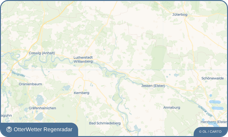Wetter-Widget-Vorschau mit Vorhersagedaten für Iserbegka