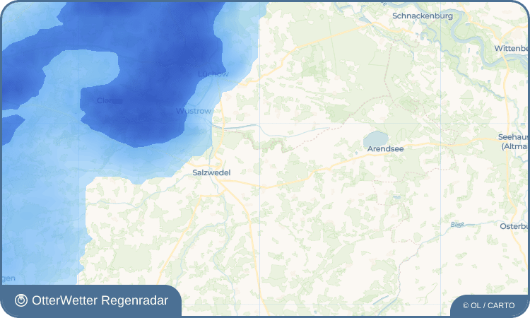 Widget-Vorschau für Jeebel Wetter-Widget-Vorschau mit Vorhersagedaten für Jeebel