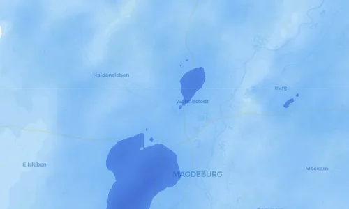 Regenradar Vorschaubild - Aktuelle Niederschläge in Jersleben und Umgebung