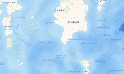 Regenradar Vorschaubild - Aktuelle Niederschläge in Jüdendorf und Umgebung