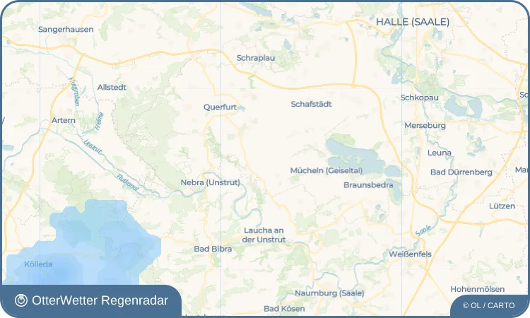 Wetter-Widget-Vorschau mit Vorhersagedaten für Jüdendorf