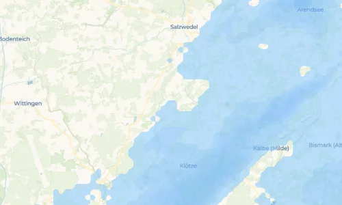 Regenradar Vorschaubild - Aktuelle Niederschläge in Käcklitz und Umgebung