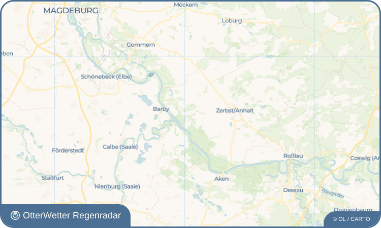 OtterWetter Regenradar-Widget Kämeritz