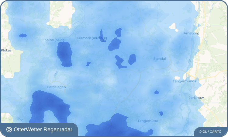 OtterWetter Regenradar-Widget Käthen