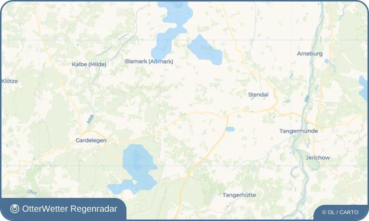 Widget-Vorschau für Käthen Wetter-Widget-Vorschau mit Vorhersagedaten für Käthen