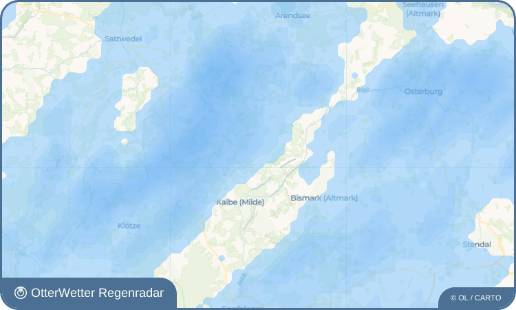 OtterWetter Regenradar-Widget Kahrstedt
