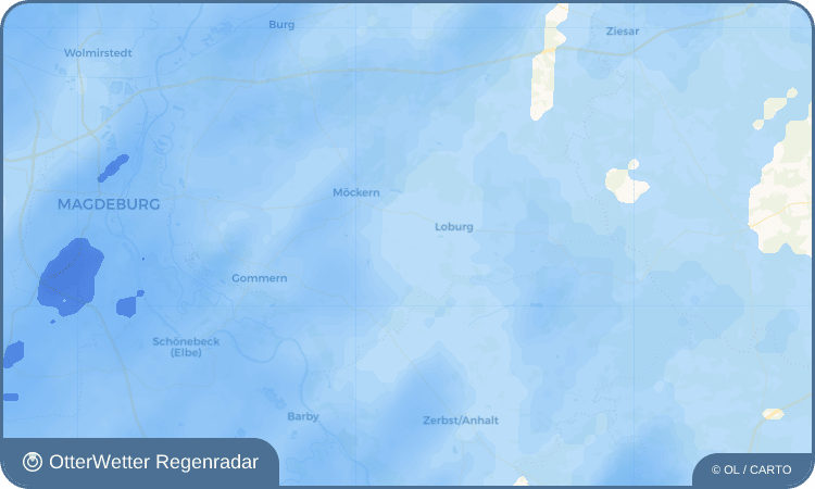 OtterWetter Regenradar-Widget Kalitz