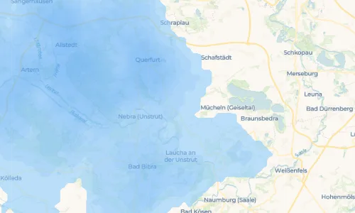 Regenradar Kalzendorf: aktuelle Niederschläge in Kalzendorf und Umgebung, Stand 20. Oktober 2026 um 19:15 Uhr