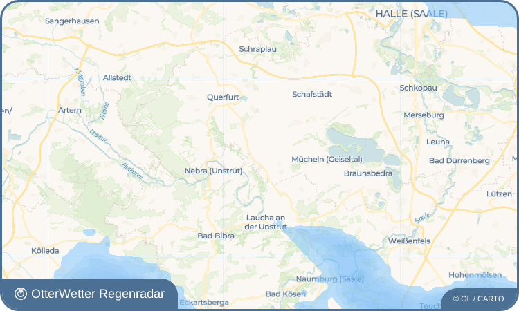 OtterWetter Regenradar-Widget Kalzendorf