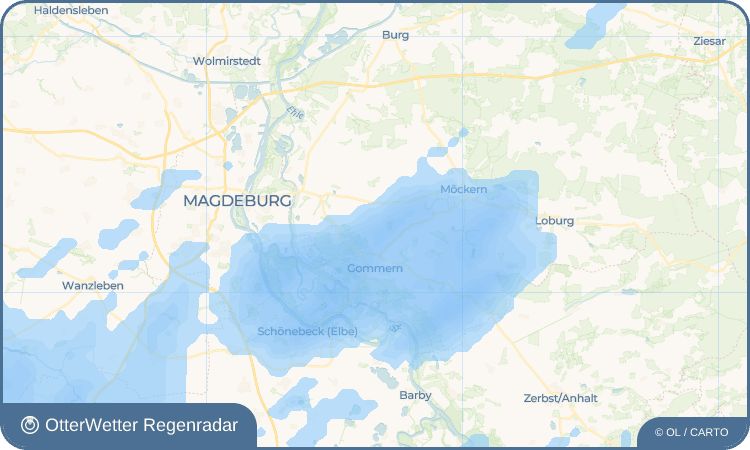 OtterWetter Regenradar-Widget Karith