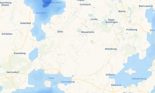 Regenradar Vorschaubild - Aktuelle Niederschläge in Kayna und Umgebung