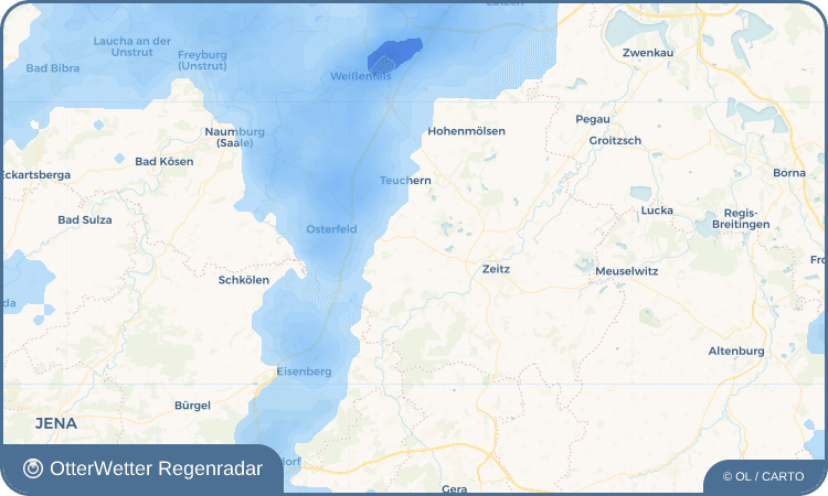 OtterWetter Regenradar-Widget Kirchsteitz