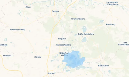 Regenradar Vorschaubild - Aktuelle Niederschläge in Kleckewitz und Umgebung