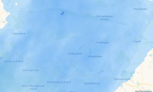 Regenradar-Vorschau: aktuelle Niederschläge in Klein Quenstedt und Umgebung