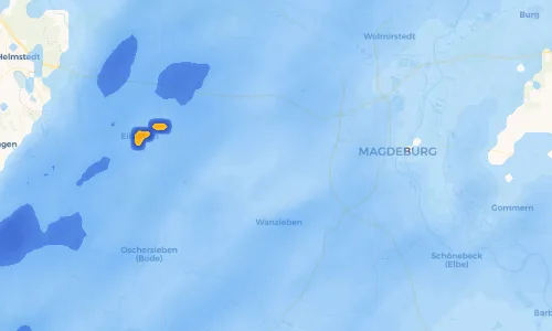 Regenradar Vorschaubild - Aktuelle Niederschläge in Klein Rodensleben und Umgebung