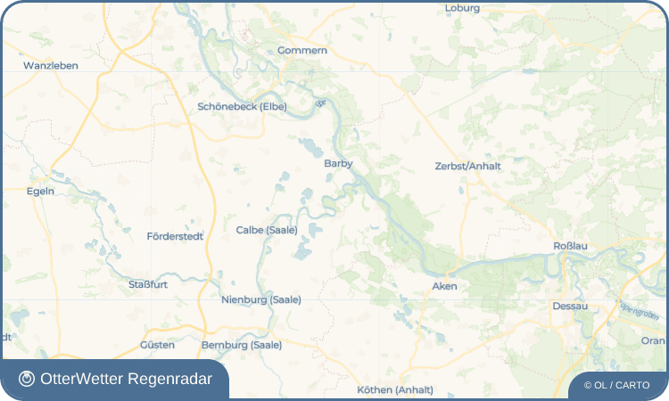 OtterWetter Regenradar-Widget Klein Rosenburg