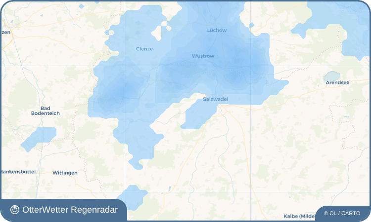 OtterWetter Regenradar-Widget Klein Wieblitz