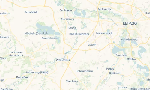 Regenradar Vorschaubild - Aktuelle Niederschläge in Kleinkorbetha und Umgebung