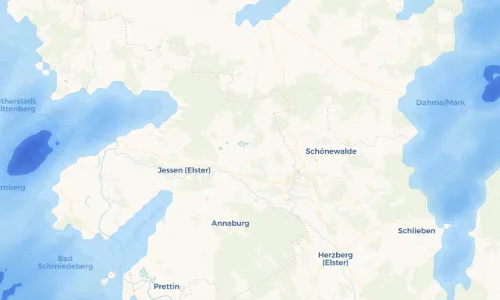 Regenradar Vorschaubild - Aktuelle Niederschläge in Kleinkorga und Umgebung