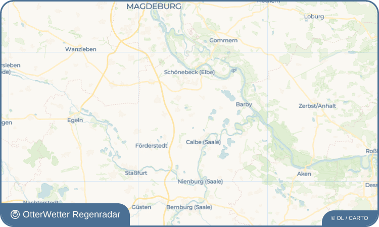 OtterWetter Regenradar-Widget Kleinmühlingen