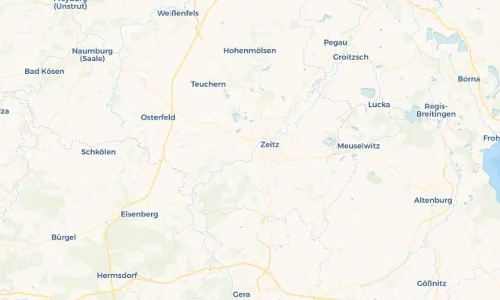 Regenradar Vorschaubild - Aktuelle Niederschläge in Kleinosida und Umgebung