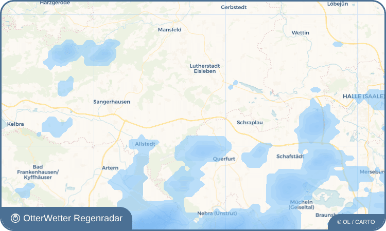 OtterWetter Regenradar-Widget Kleinosterhausen