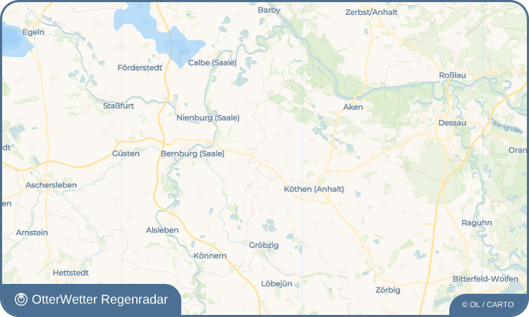 OtterWetter Regenradar-Widget Kleinpaschleben
