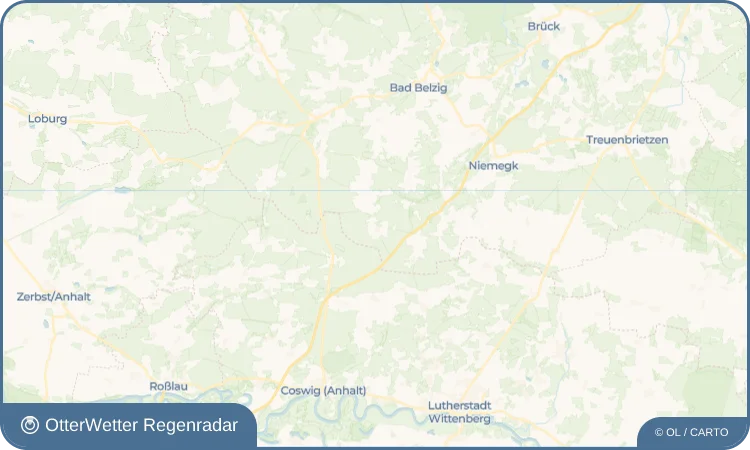 Wetter-Widget-Vorschau mit Vorhersagedaten für Klepzig